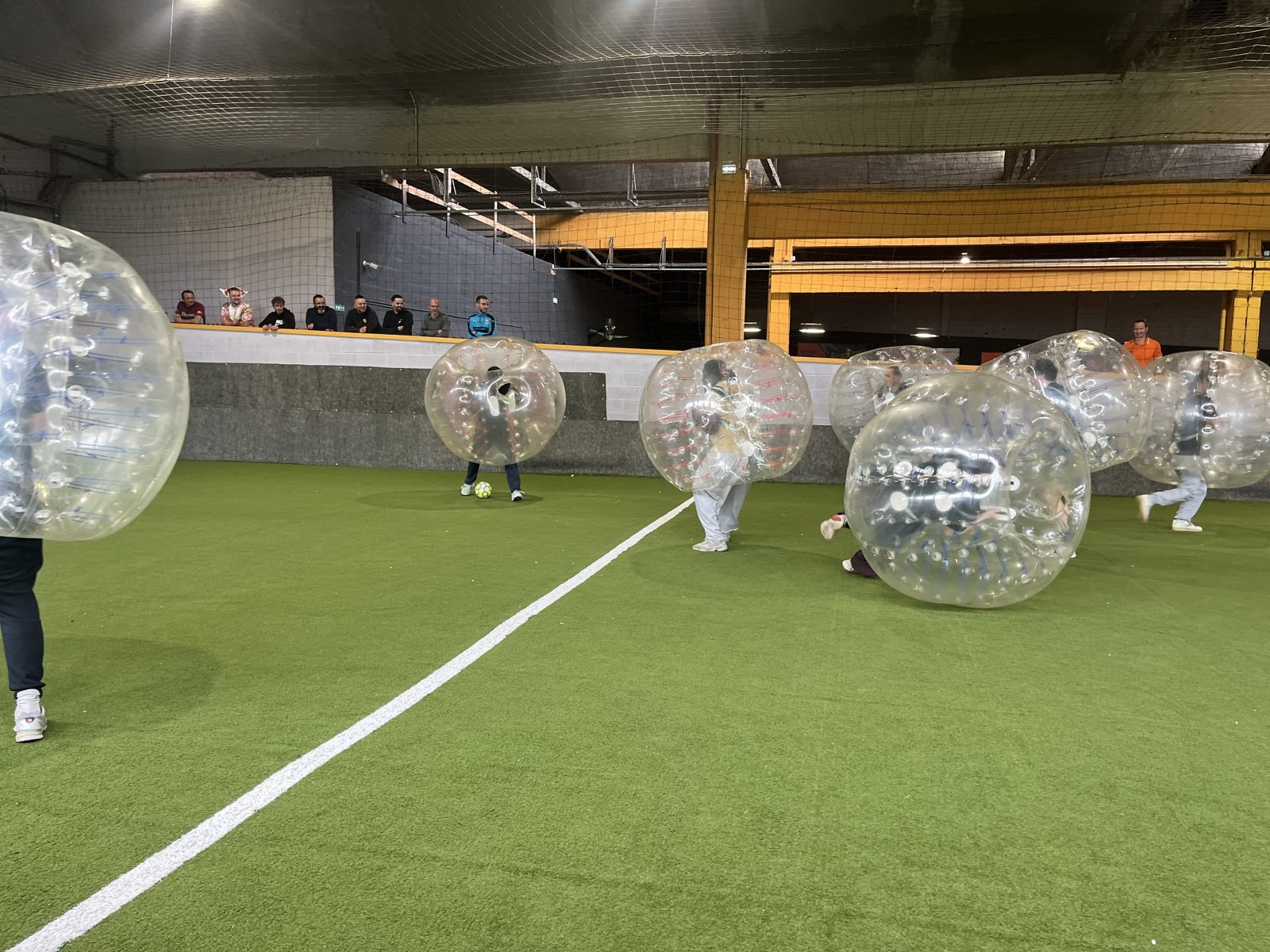 Bubble foot en team building chez Team Square