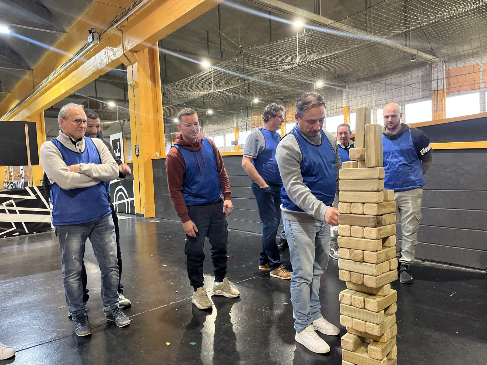 Défi d'équipe en olympiades chez Team Square